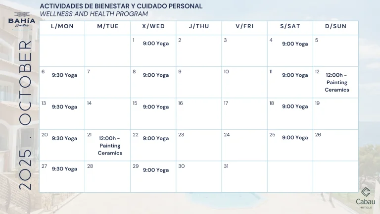 actividades octubre