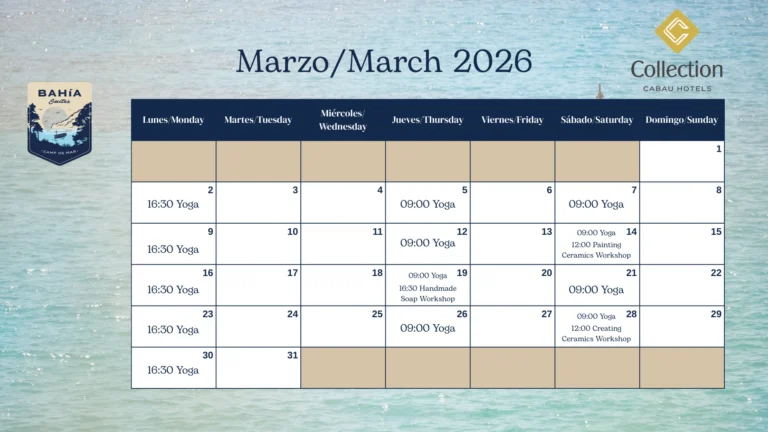 calendario marzo 2026
