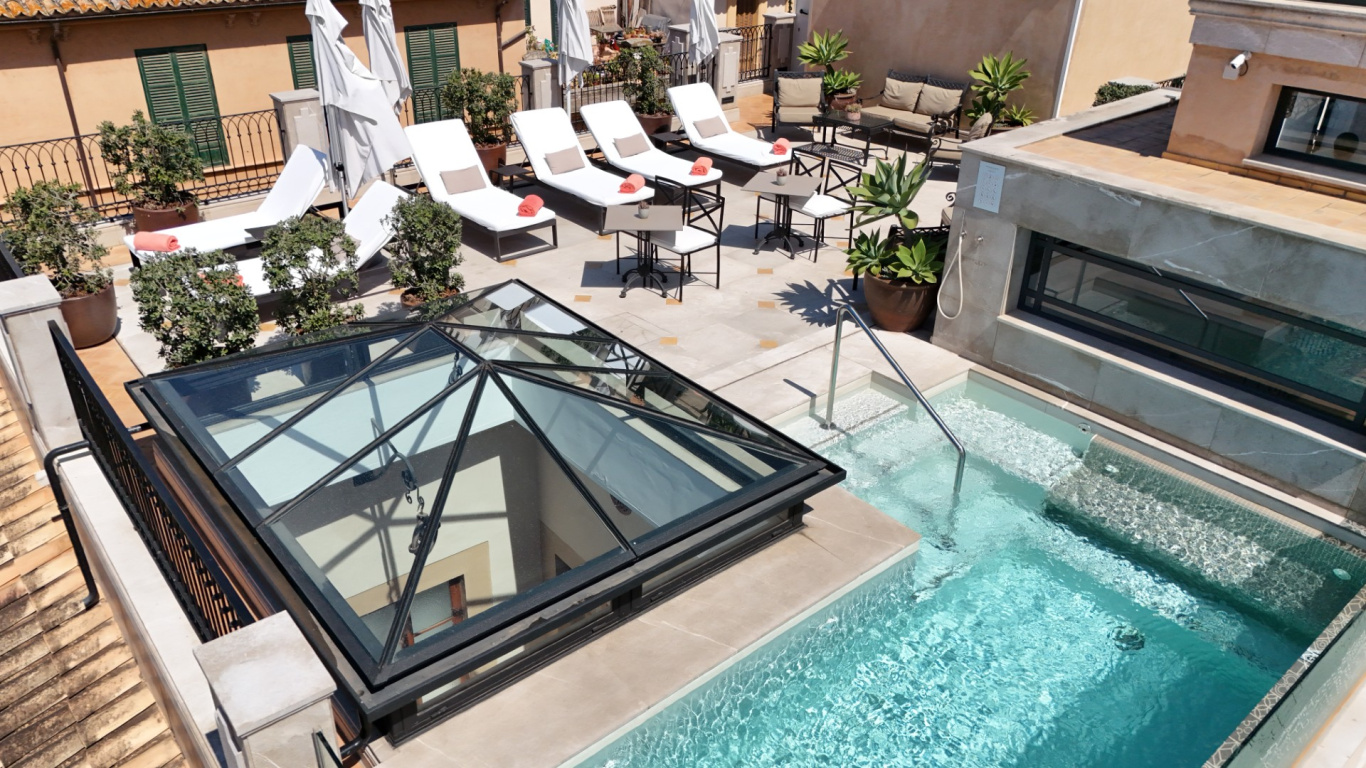 Azotea del hotel Glòria de Sant Jaume en Palma