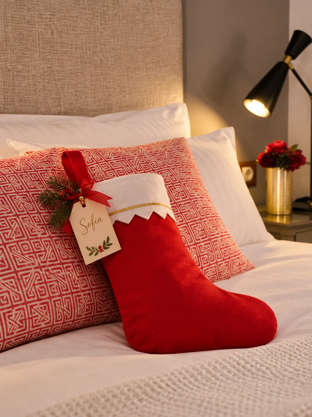 Glòria Christmas stocking